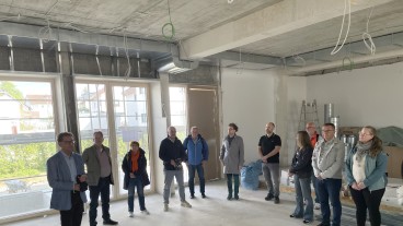 Eislingen - Gemeinderäte besichtigen Musikschul-Baustelle