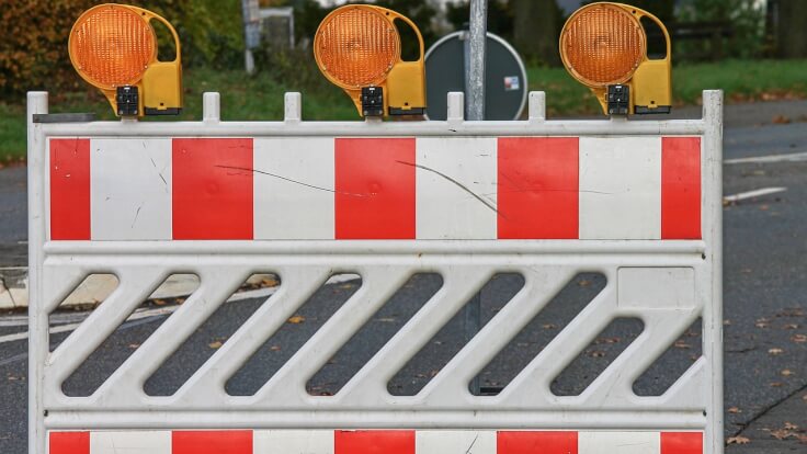 Hohenstaufen - Halbseitige Sperrung der L 1075 zwischen Lenglingen und Hohenstaufen