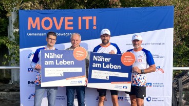 Göppingen - "Volksbank setzt mit „MOVE IT!“ ein Zeichen und spendet 25.000 Euro für die Region."