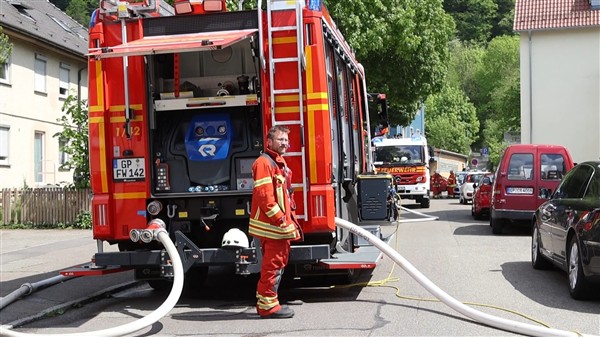 Geislingen: Kellerbrand sorgt für starke Rauchentwicklung