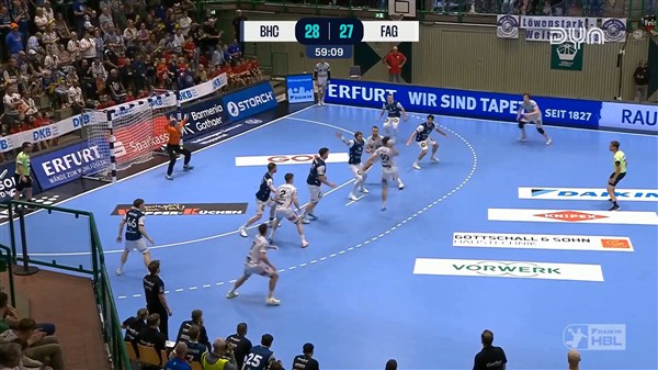 Handball: Die Highlights vom Bundesligaspiel FRISCH AUF! Göppingen gegen den Bergischen HC